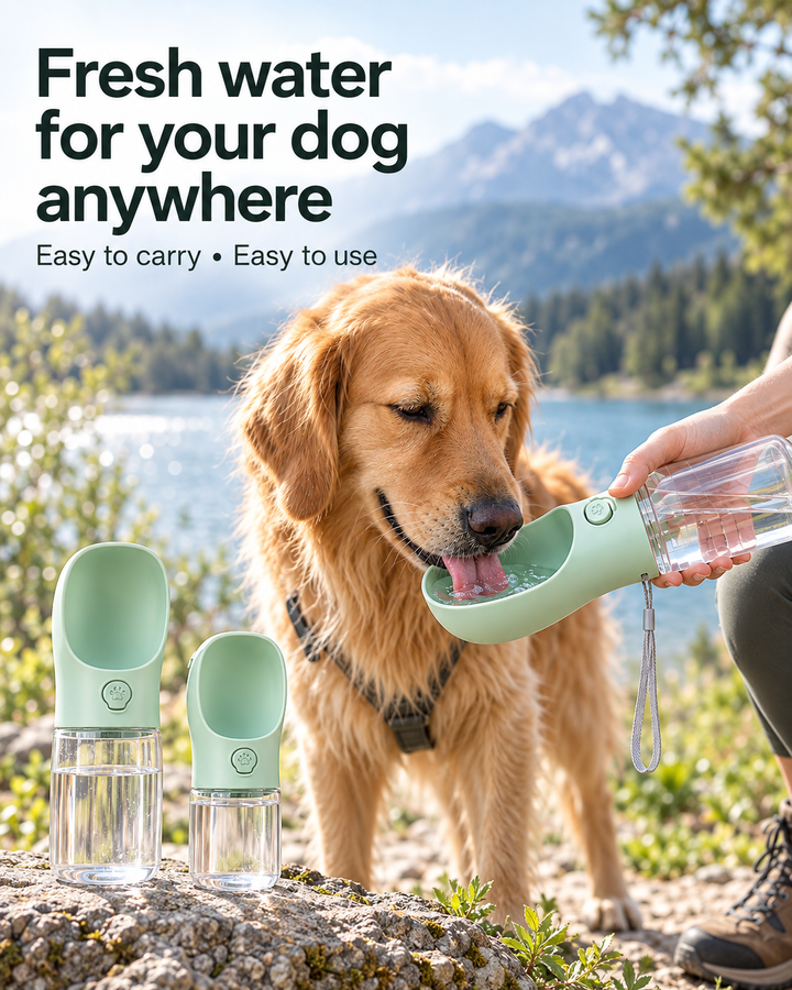 Travel Water Bottle for Dogs & Cats