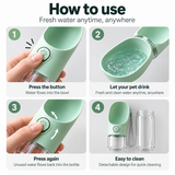 Travel Water Bottle for Dogs & Cats